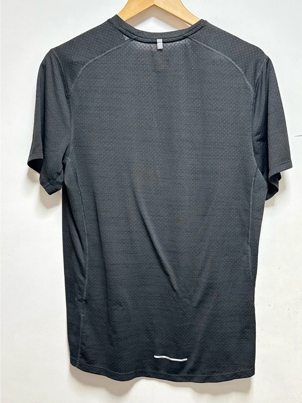 Nike Black/Gray Short Sleeve Dri-FIT Tee with White Swoosh